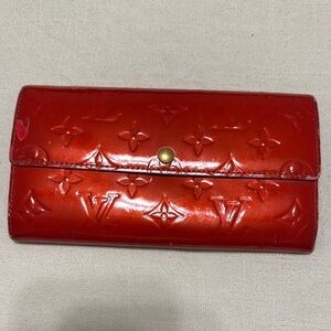Louis Vuitton Red Wallet